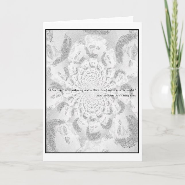 Carte La vie de Rilke (Devant)