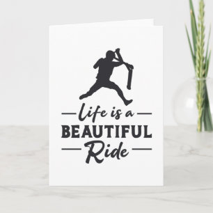 Carte La Vie Du Pilote De Scooter Est Un Beau Ride Retro