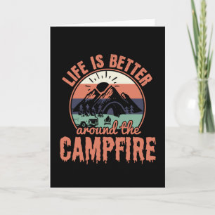 Carte La vie est meilleure autour du Campfire Camping Ca