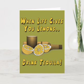 Carte La vie vous donne des citrons