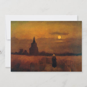 Carte La Vieille Tour Dans Les Champs par Vincent van Go