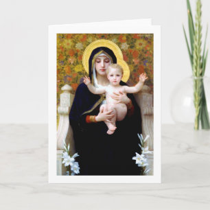 Carte La Vierge de la Lily, Bouguereau