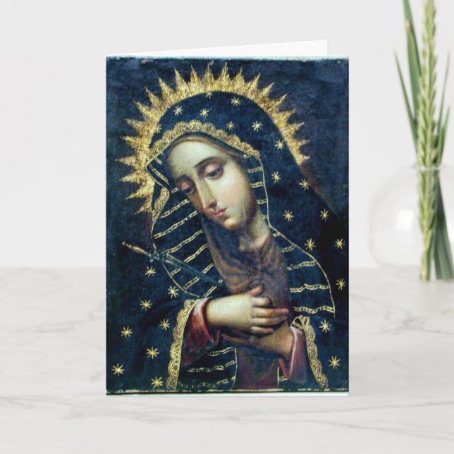 Carte La Vierge déprimante (Devant)