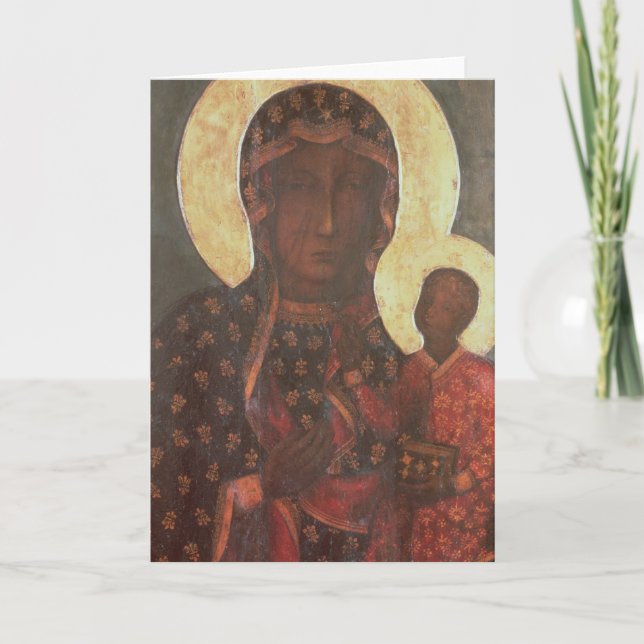 Carte La Vierge Noire de Jasna Gora (Devant)