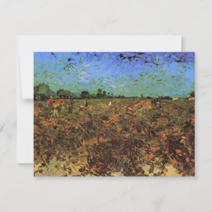 Carte La vigne verte par Vincent van Gogh
