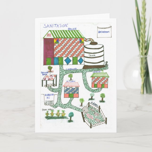 Carte La vision de Lydia de son quartier familial (Devant)