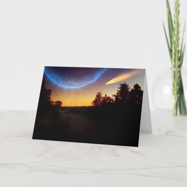 Carte La vue de galaxie (Devant)