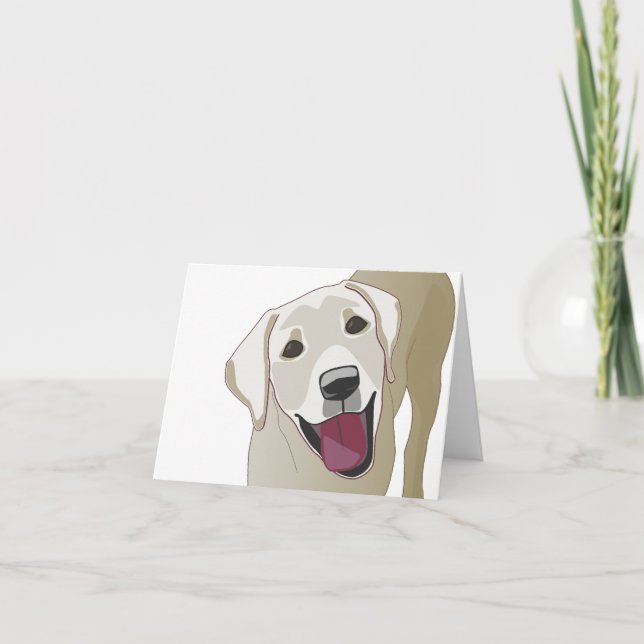 Carte Labrador retriever (Devant)