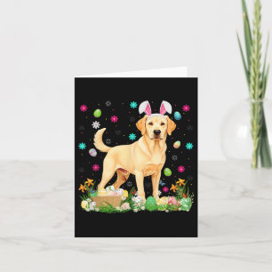 Carte Labrador Retriever Chien Chasse aux oeufs de Pâque