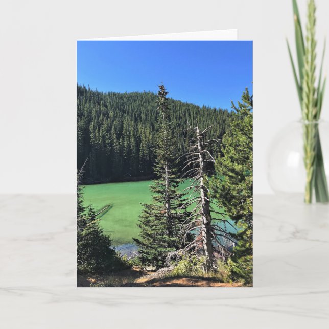 Carte Lac Devil, Oregon (Devant)