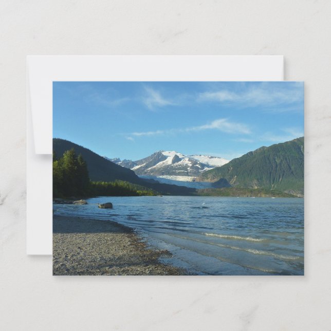 Carte Lac Mendenhall dans Juneau Paysage de l'Alaska (Devant)