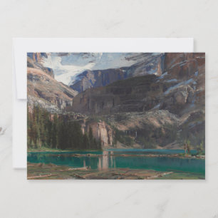 Carte Lac O'Hara par John Singer Sargent, Art victorien