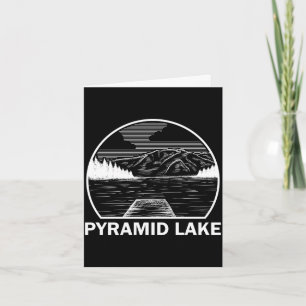 Carte Lac Pyramid Nevada pêche drôle camping été