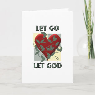 Carte Lâcher prise, laisser Dieu