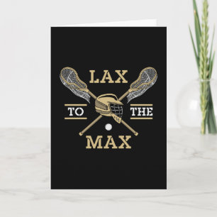 Carte Lacrosse Player Lâche Le Don Max Stick Funny