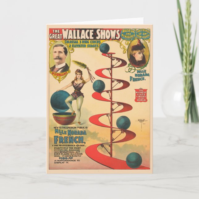 Carte L'Acte De M'lle Norada Français (Devant)