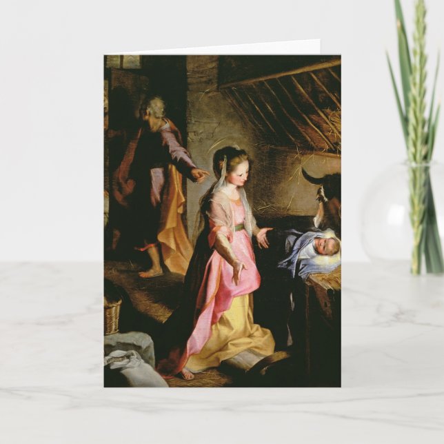 Carte L'adoration de l'enfant, 1597 (Devant)