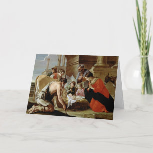 Carte L'adoration des bergers, c.1638
