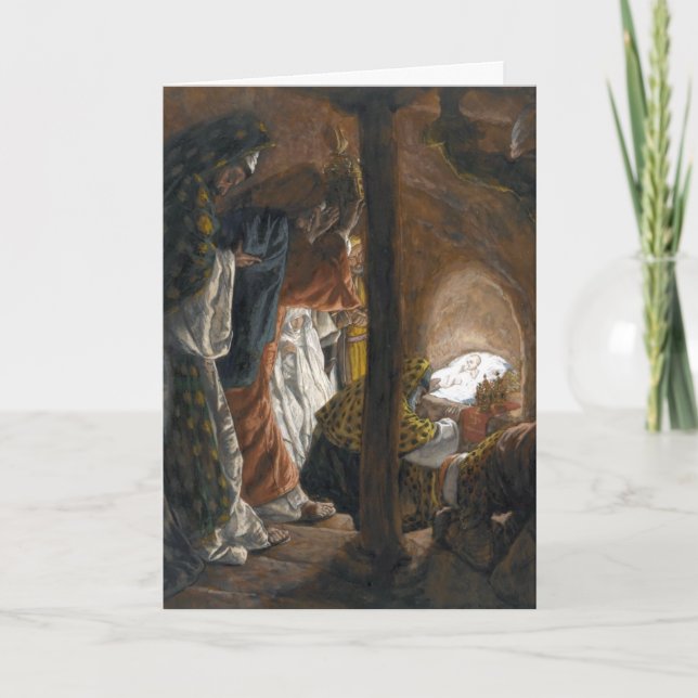 Carte "L'Adoration des Magis" de Tissot (Devant)