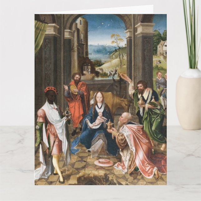 Carte L'Adoration des Vacances Magi-jésus (Devant)