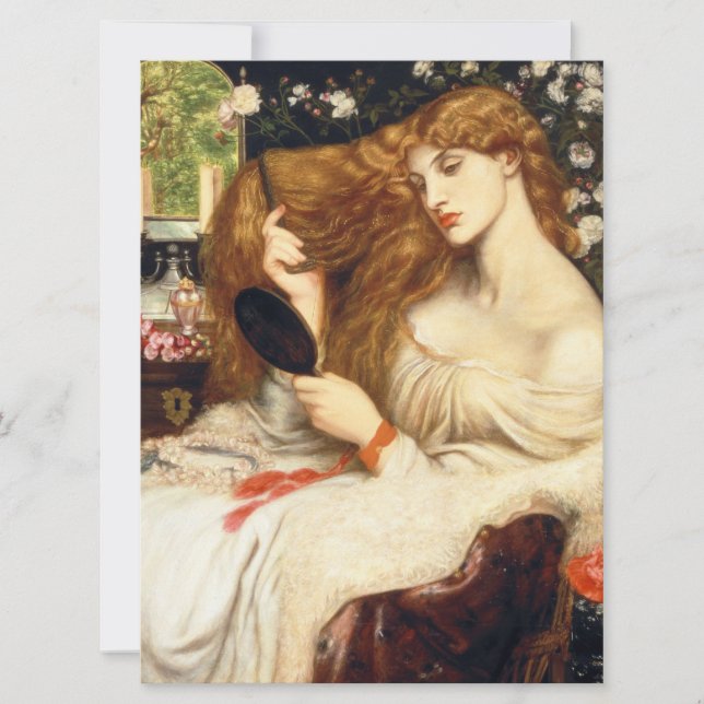 Carte Lady Lilith (Beauté étonnante avec cheveux rouges  (Devant)