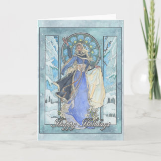 Carte Lady Snowflake