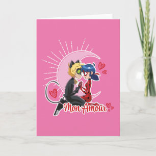 Carte Ladybug & Chat Noir   Mon Amour