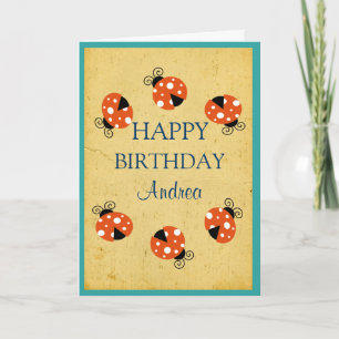 Carte Ladybug Joyeux Anniversaire