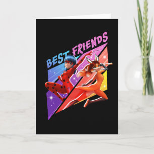 Carte Ladybug & Rena Rouge Meilleurs amis