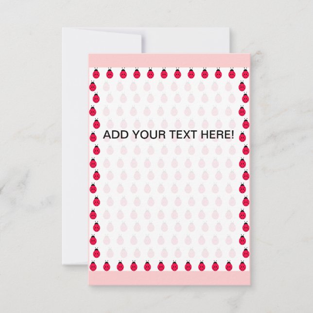 Carte Ladybugs (Devant)