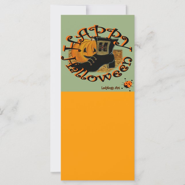 Carte Ladybugs Art "Halloween" (Devant)