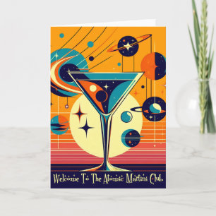 Carte L'Âge De L'Espace Bienvenue Au Club Martini Atomiq