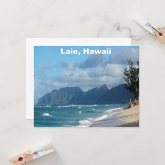 Carte Laie Beach Hawaii