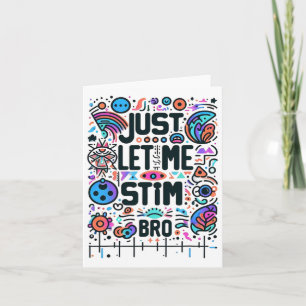 Carte Laisse-moi Stim Bro Sensibilisation sur l'autisme