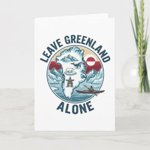 Carte Laissez le Groenland en paix