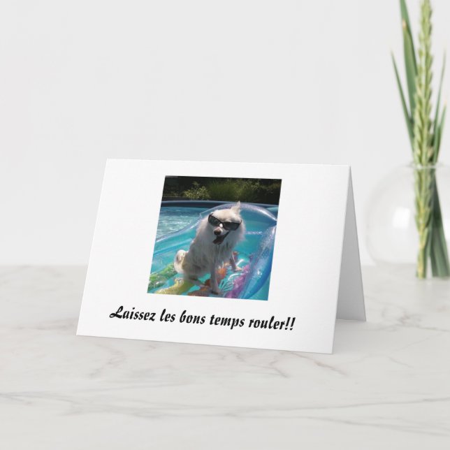 Carte Laissez les bons temps rouler ! ! (Devant)