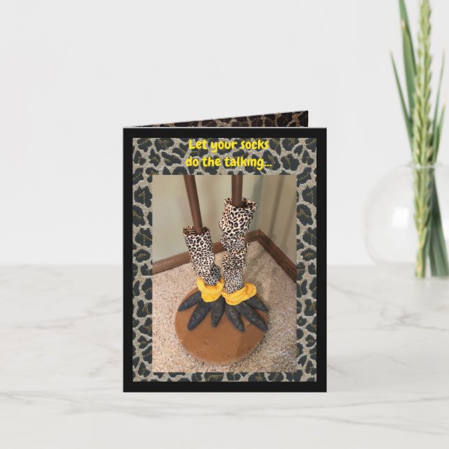 Carte Laissez les Chaussettes faire le Talking (Devant)