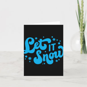 Carte Laissez Tomber La Neige Design T Shirt Pour Tout-P