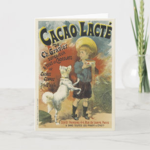 Carte Lait au chocolat