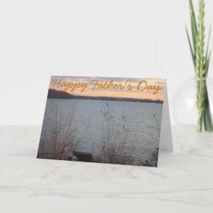 Carte Lake Shore Sunset "Happy Fête des pères"