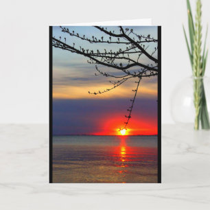 Carte Lake Winnebago Sunset Thinking Of You