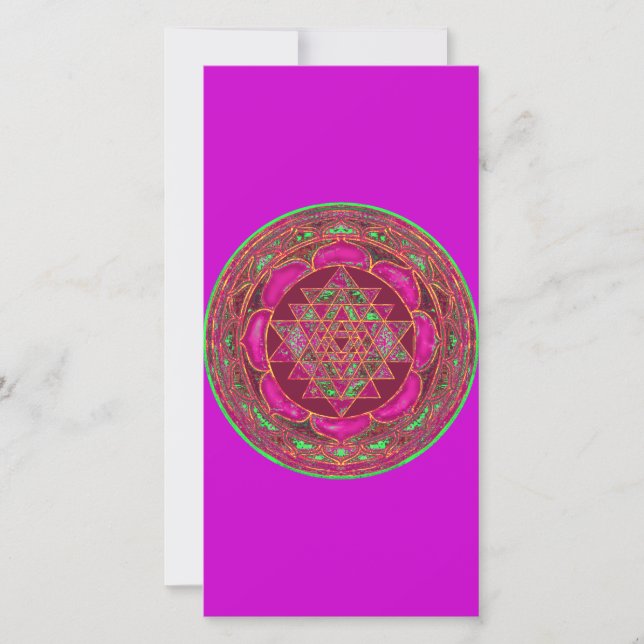 Carte Lakshmi_Yantra_mandala (Devant)