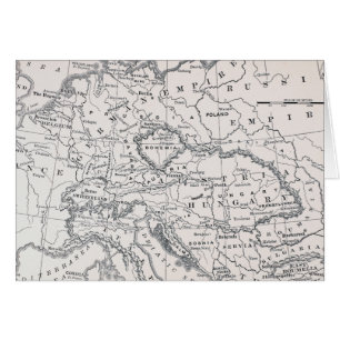 CARTE : L'ALLEMAGNE ET L'AUTRICHE