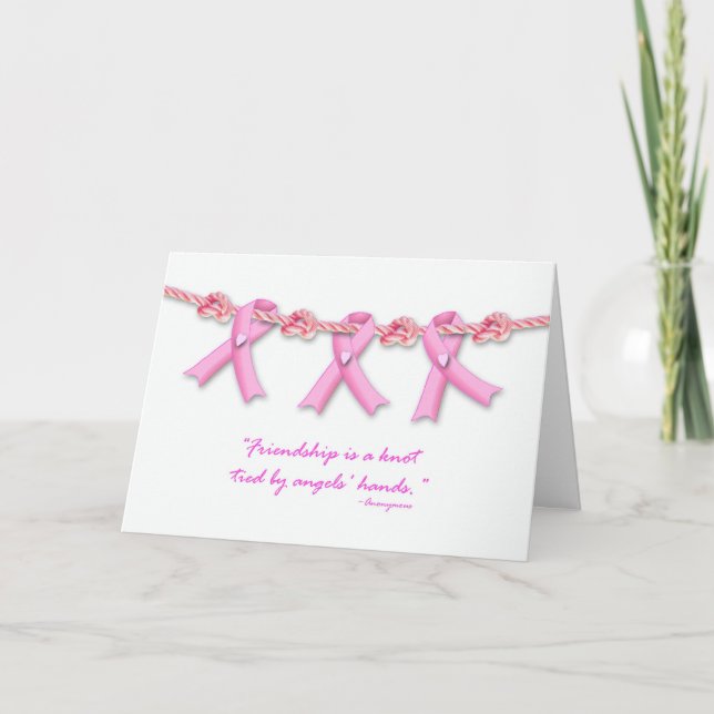 Carte L'amitié connaît contre le cancer du sein, s'en ti (Devant)
