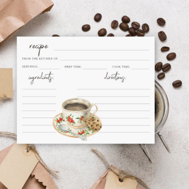 Carte L'amour brasse café nuptiale recette de douche (Créateur téléchargé)