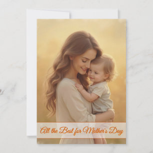 Carte L'amour de la fête des Mères – Un moment de pure j