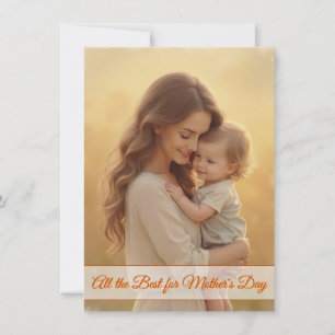 Carte L'amour de la fête des Mères – Un moment de pure j
