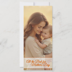 Carte L'amour de la fête des Mères – Un moment de pure j