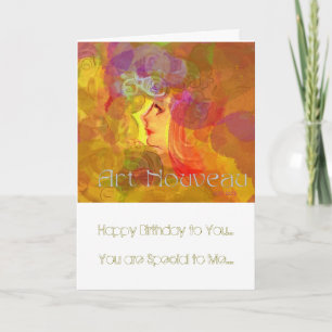 Carte "L'amour en été" Conception par Carole Tomlinson ©