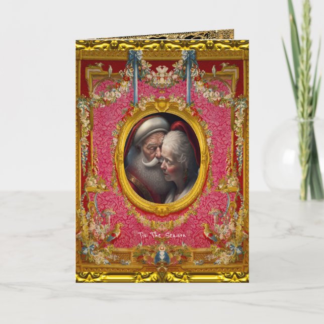 Carte L'amour est dans l'air C'est la saison Noël (Devant)
